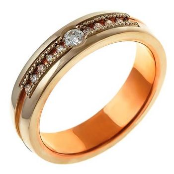 Обручальные кольца с бриллиантами 100% изделия-№122
