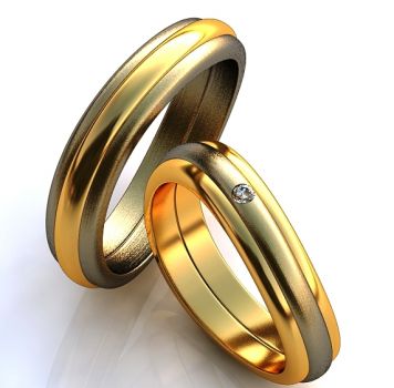 Обручальные кольца с бриллиантами 100% изделия-№155