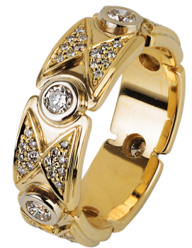 Обручальные кольца с бриллиантами 100% изделия-№186