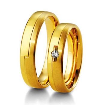 Обручальные кольца Золочёное серебро Кристаллы Swarovski