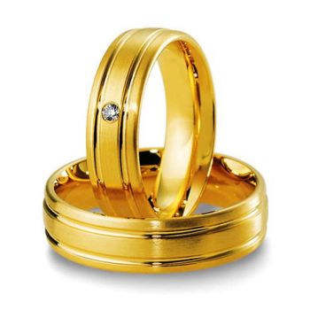 Классика Обручальные кольца с бриллиантами №11