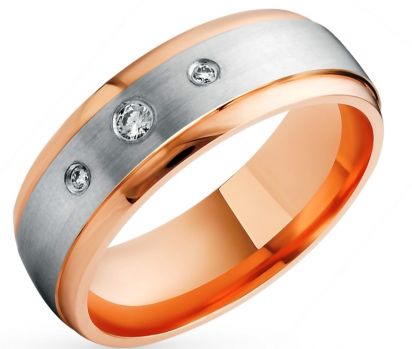 Обручальные кольца с бриллиантами 100% изделия-№243