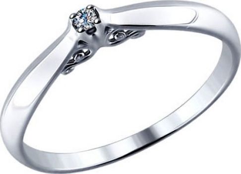 Помолвочные кольца с бриллиантами 100% изделия-№0015