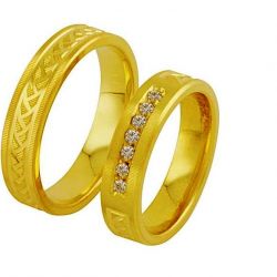 Обручальные кольца с бриллиантами 100% изделия-№92