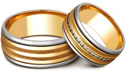 Обручальные кольца с бриллиантами 100% изделия-№117