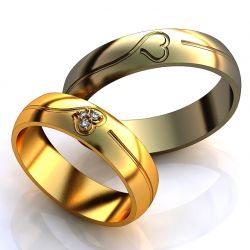 Обручальные кольца с бриллиантами 100% изделия-№121