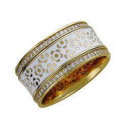 Обручальные кольца с бриллиантами 100% изделия-№176