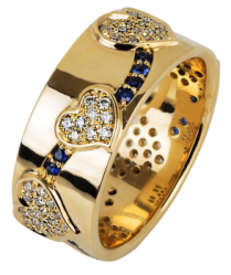 Обручальные кольца с бриллиантами 100% изделия-№185