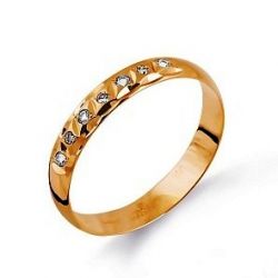 Обручальные кольца с бриллиантами 100% изделия-№194