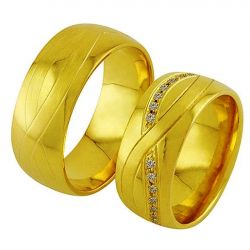 Обручальные кольца с бриллиантами 100% изделия-№220