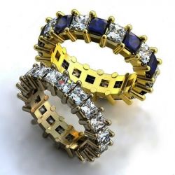 Обручальные кольца с бриллиантами 100% изделия-№230