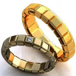 Обручальные кольца с бриллиантами 100% изделия-№247