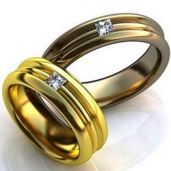 Обручальные кольца с бриллиантами 100% изделия-№249