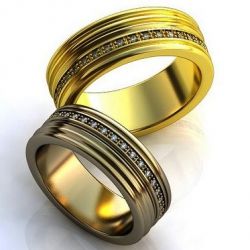 Обручальные кольца с бриллиантами 100% изделия-№250