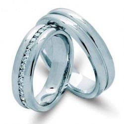 Обручальные кольца с бриллиантами 100% изделия-№68