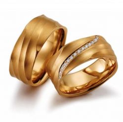 Обручальные кольца с бриллиантами 100% изделия-№73