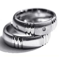 Обручальные кольца с бриллиантами 100% изделия-№76