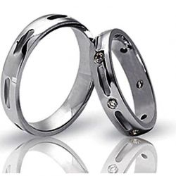 Обручальные кольца с бриллиантами 100% изделия-№77