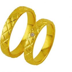 Обручальные кольца с бриллиантами 100% изделия-№84